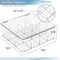 Sorbus Tea Bag Organizer, Stackable Tea Bag Storage Organizer with 12 Compartments and Hinged Lid, Plastic Tea Bag Holder for Kitchen Organizers